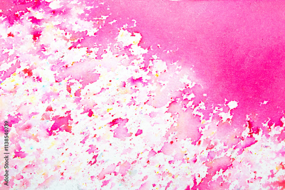 Obraz premium Explosion of Watercolor Paint Powder Pastel Multicolour Background Creative Pop of Color