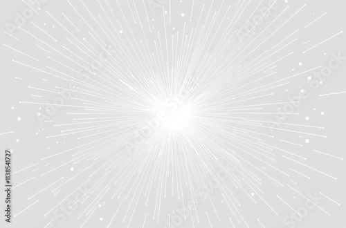 Abstract White Lines Radiat...