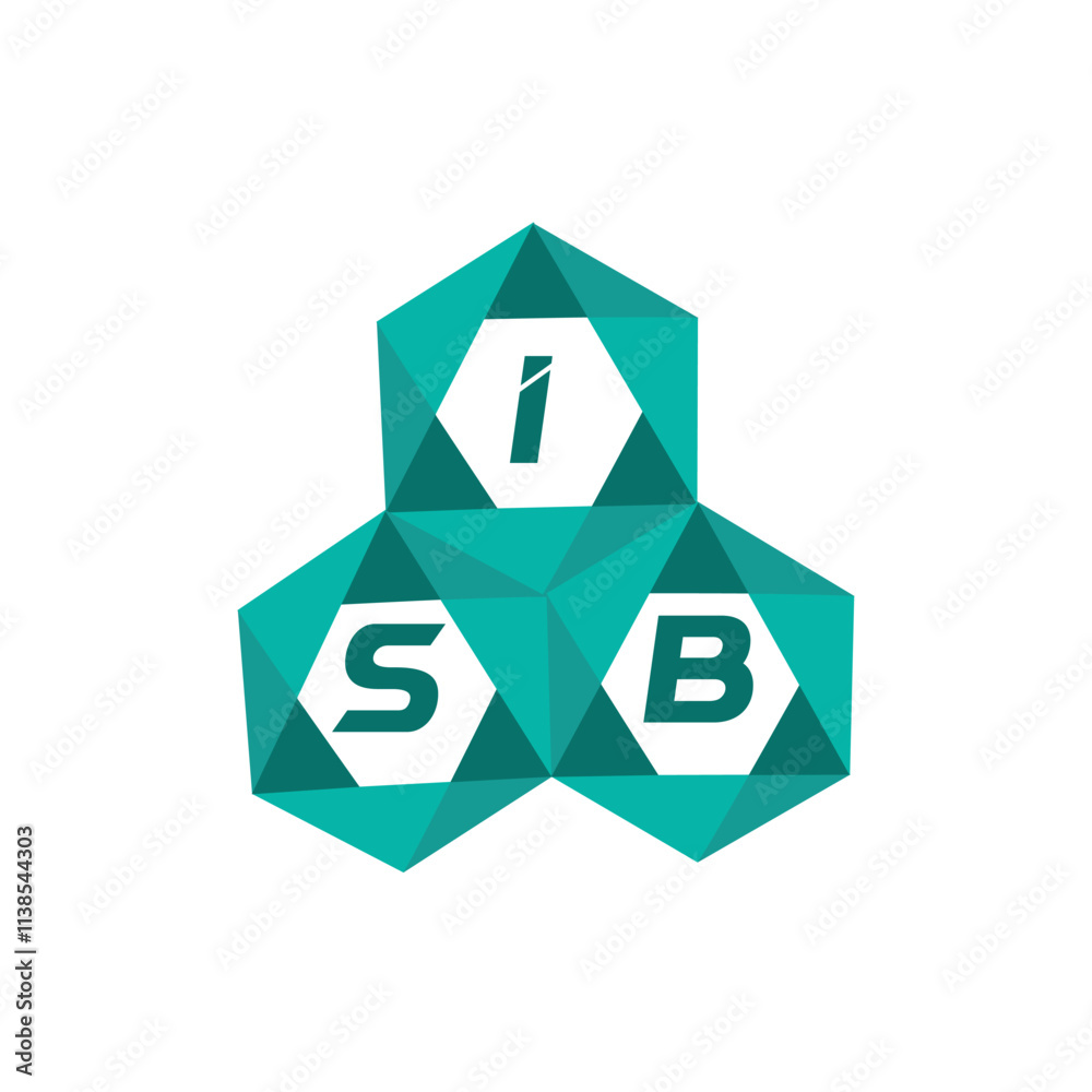 ISB creative minimalist letter logo. ISB unique vector initials alphabet letter logo design ISB creative minimalist letter logo. ISB unique vector initials alphabet letter logo design
