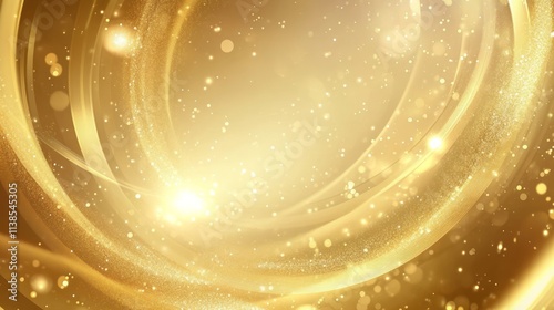 Golden Abstract Background ...