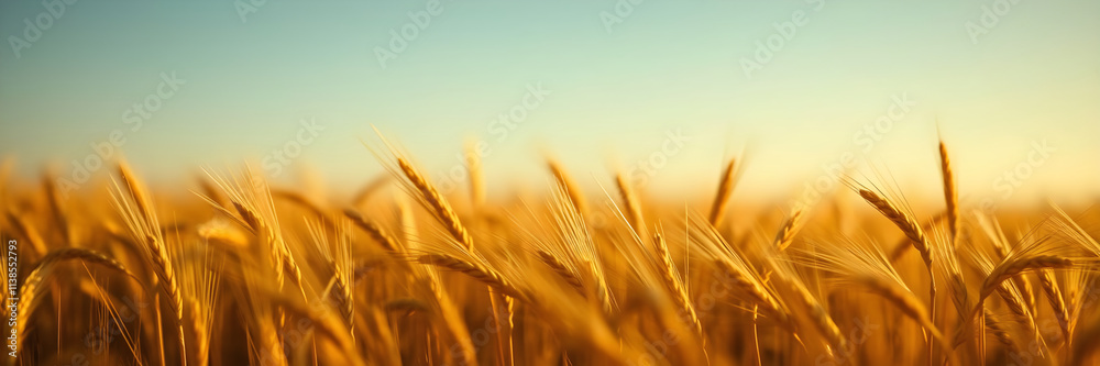 Golden Wheat Field at Sunset