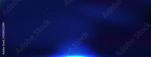 Starry night sky with astrological constellations. Space stars background.Space nebula and glittering stardust.