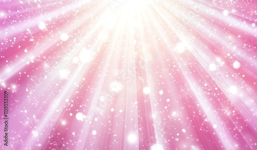 Pink Light Rays Sparkle Fes...