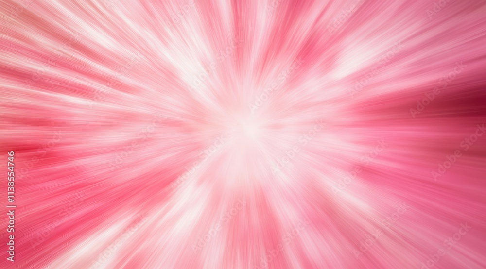 Abstract Pink Light Rays Radiating Outward Abstract Pink Light Rays Radiating Outward