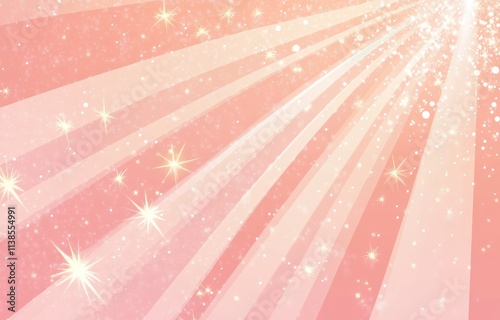 Pink Sparkling Ray Backgrou...