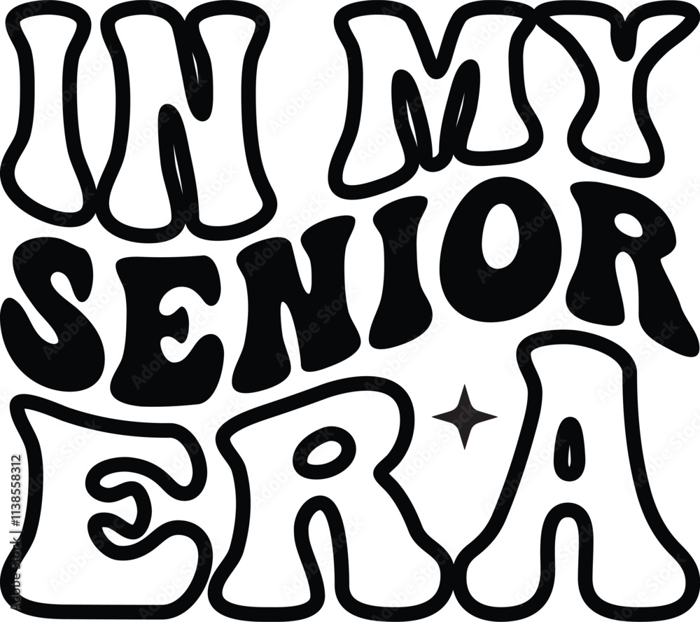 In My Senior Era Retro SVG In My Senior Era Retro SVG