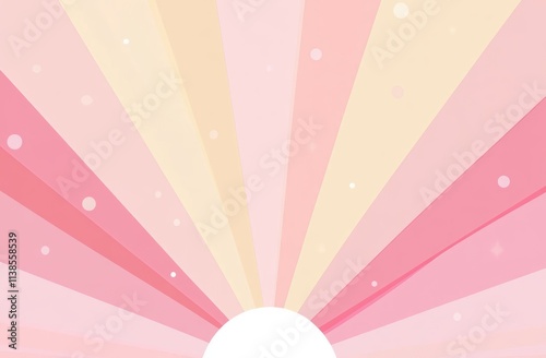 Pastel Pink and Yellow Sunb...