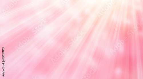 Abstract Pink Light Rays Ba...