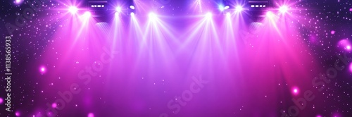 Stage Lights Illuminate Pur...