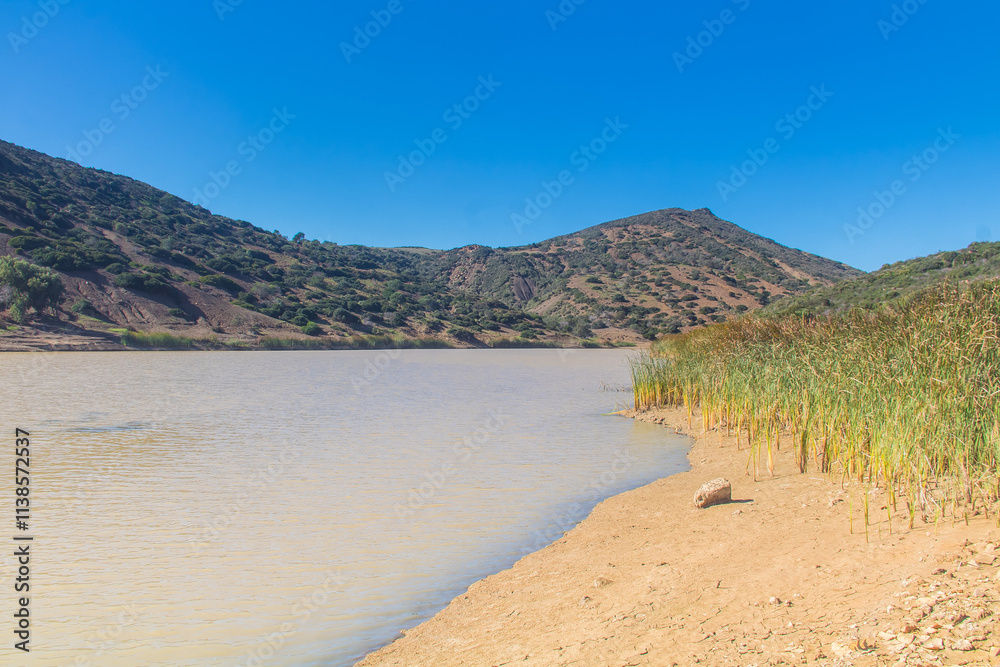A Lake in the Mountains of Haouaria, Tunisia A Lake in the Mountains of Haouaria, Tunisia