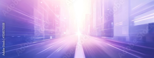 Abstract Cityscape Roadway ...