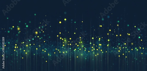 Abstract Green Yellow Light...