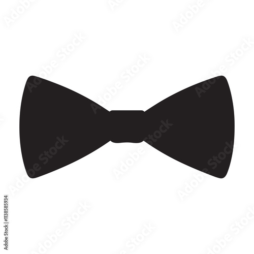 bow silhouette vector icon illustration