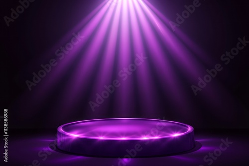 Purple Spotlight Illuminate...