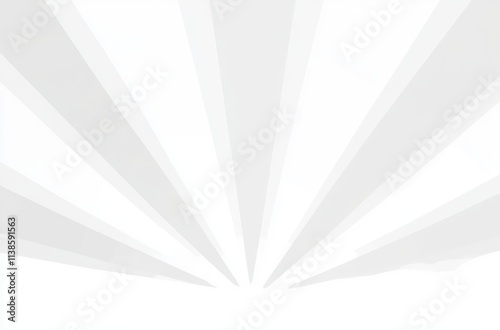Abstract White Rays Converg...