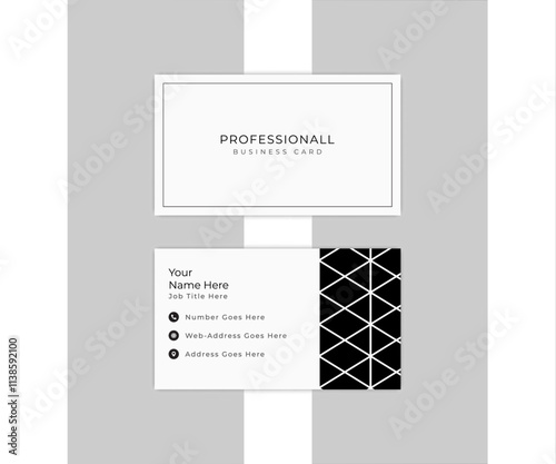 Modern Minimalist Business Card Design with Professional Layout | Project Showcase