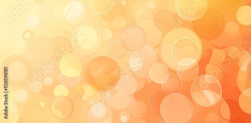 Abstract Orange and Yellow ...