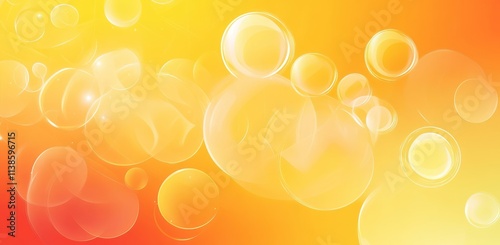 Abstract Orange and Yellow ...