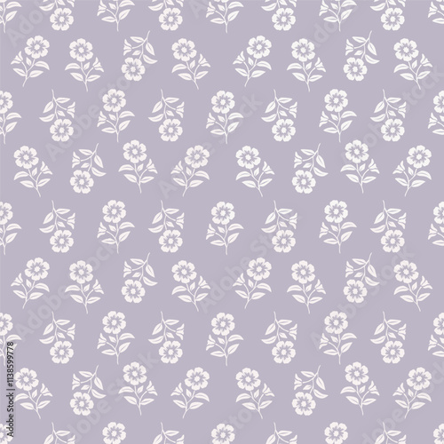 Cute floral pattern in the small flowers. Seamless vector texture. Ditsy template for fashion prints.