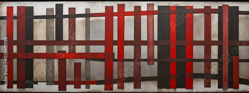 illustrazione sfondo con elementi astratti a tema geometrico