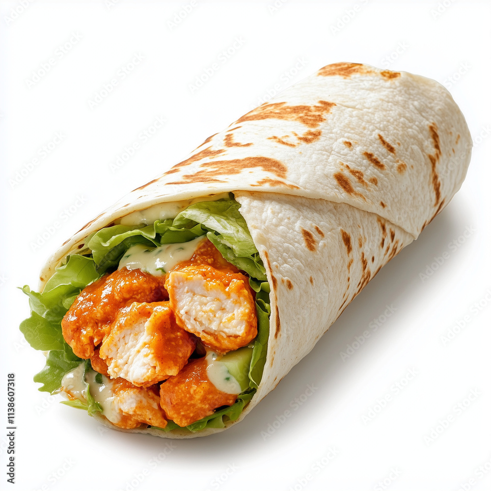 Buffalo chicken wrap Buffalo chicken wrap