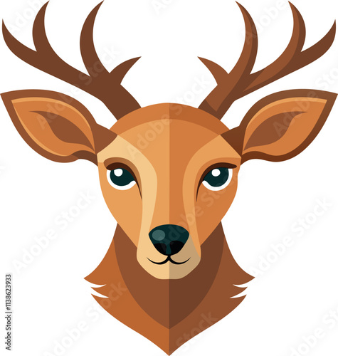 deer head illustration