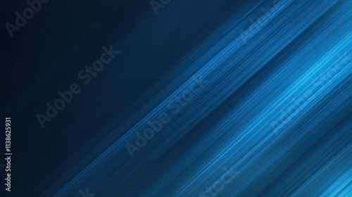 Abstract diagonal blue lines on dark background.