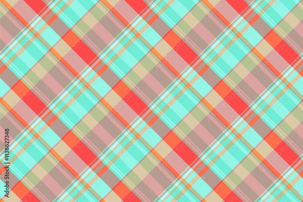 Birthday vector seamless pattern, american fabric check background. Open tartan plaid texture textile in pastel and light colors. Birthday vector seamless pattern, american fabric check background. Open tartan plaid texture textile in pastel and light colors.