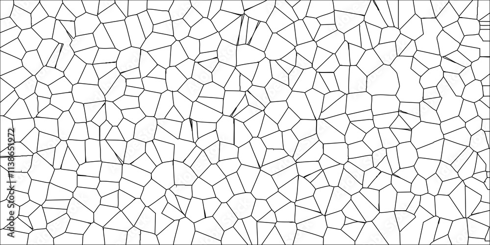 Retro White Camouflage Seamless Vector Pattern with Honeycomb Texture, Broken Glass Quartz natural fragment Cement kitchen decor, white marble bath floor. Fabric vintage print.