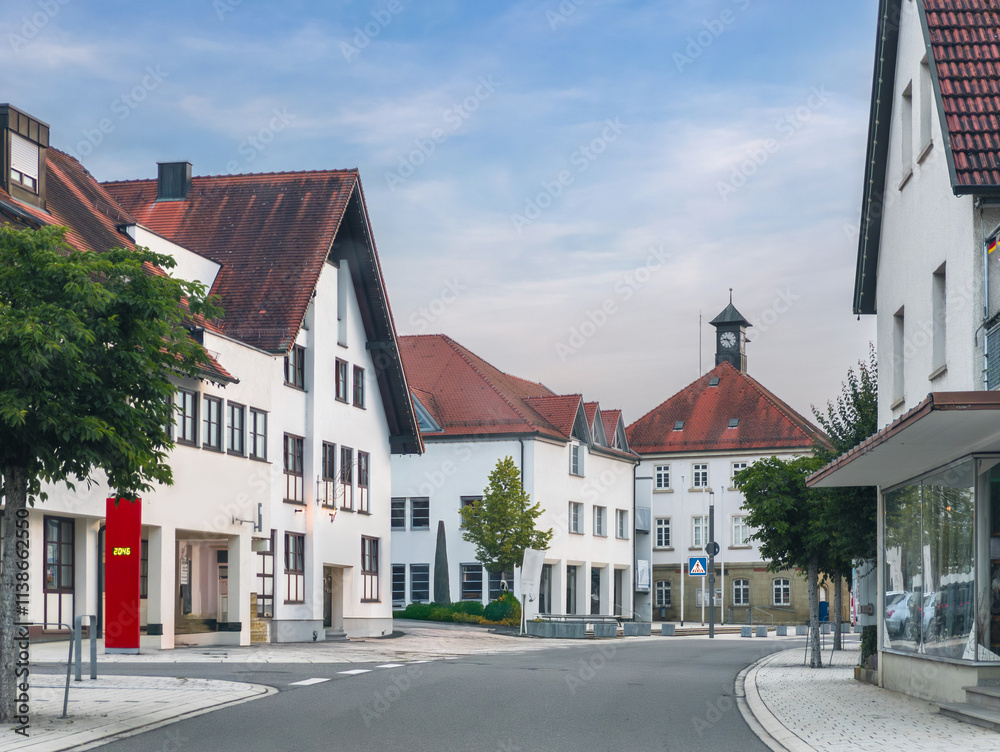 Cityscape of Böblingen old town. Baden-Württemberg, Germany