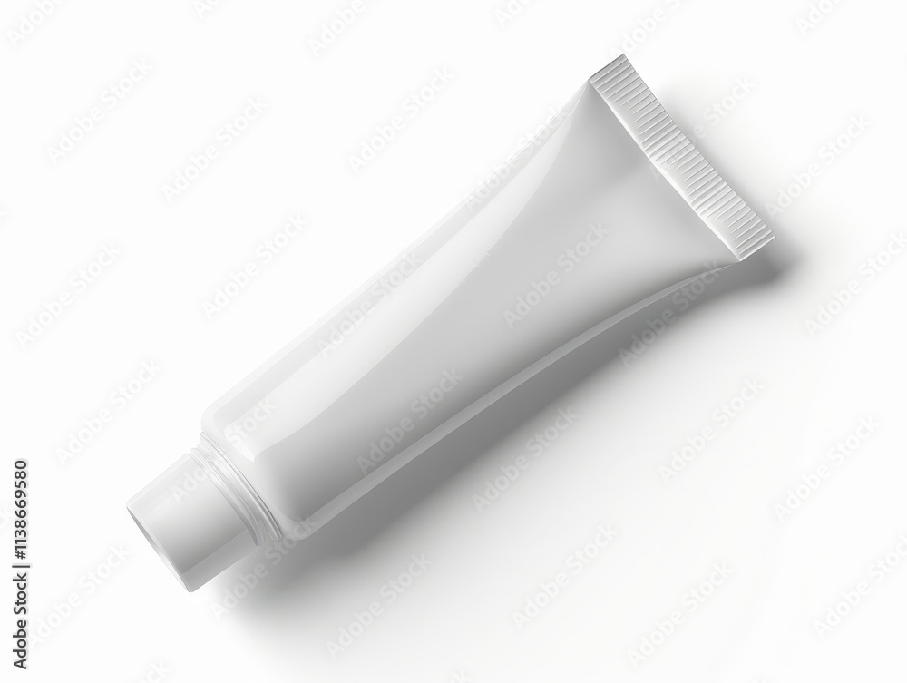 Ointment tube isolated on white background for health and wellness Ointment tube isolated on white background for health and wellness