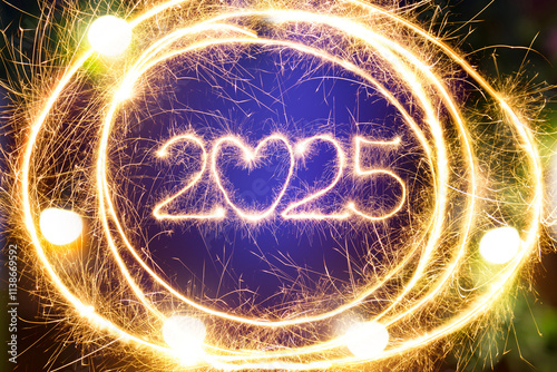 Happy New Year 2025 web banner