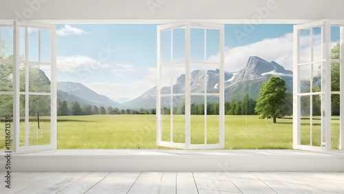 Modern Minimalist Haven with Scenic Mountain Views