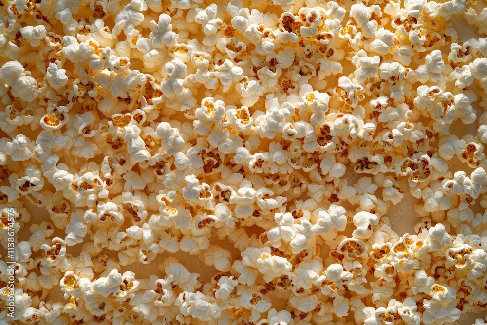 Rumah Salty Popcorn, tampilan atas. Flat lay, overhead, dari atas. Rumah Salty Popcorn, tampilan atas. Flat lay, overhead, dari atas.
