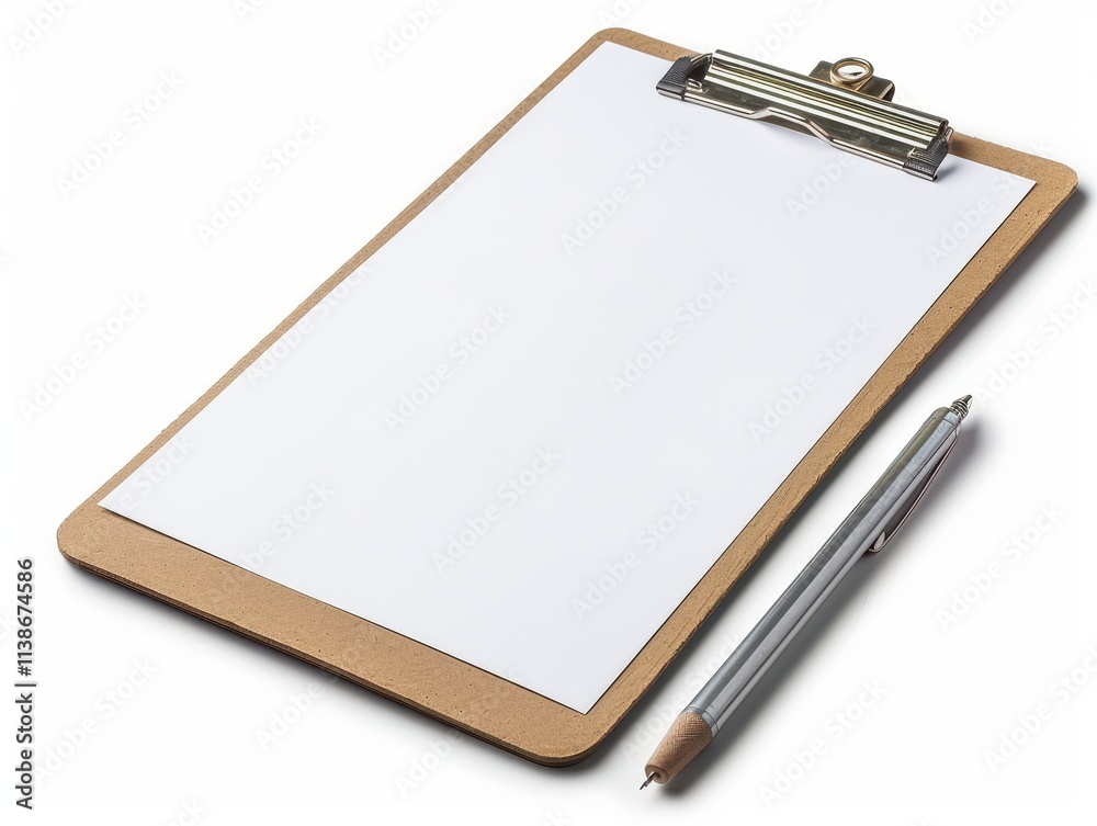 Business plan overview on clipboard office workspace digital content Business plan overview on clipboard office workspace digital content