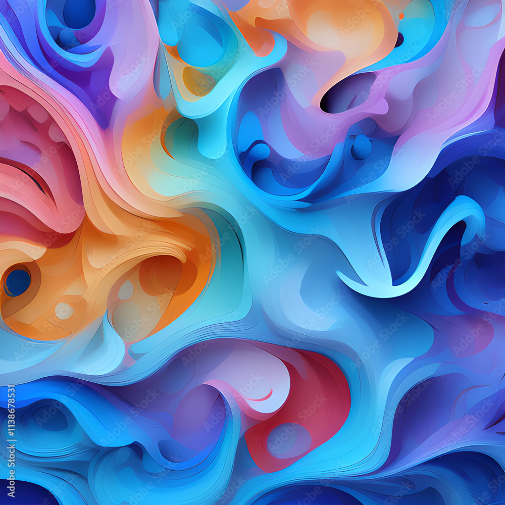 Obraz premium Glowing lines neon banner background Illumination lines Neon light background Feeling.Digital particles rainbow colors.light effect cold yellow red Background.generative ai