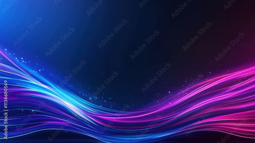 Colorful Light Waves with Blue, Pink and Purple Accents on Dark Background for Creative Digital Designs Colorful Light Waves with Blue, Pink and Purple Accents on Dark Background for Creative Digital Designs