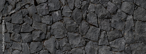 Background of natural volcanic stone wall from the island of Tenerife