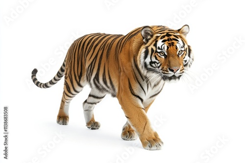 Wallpaper Mural Striking Tiger in Motion Torontodigital.ca