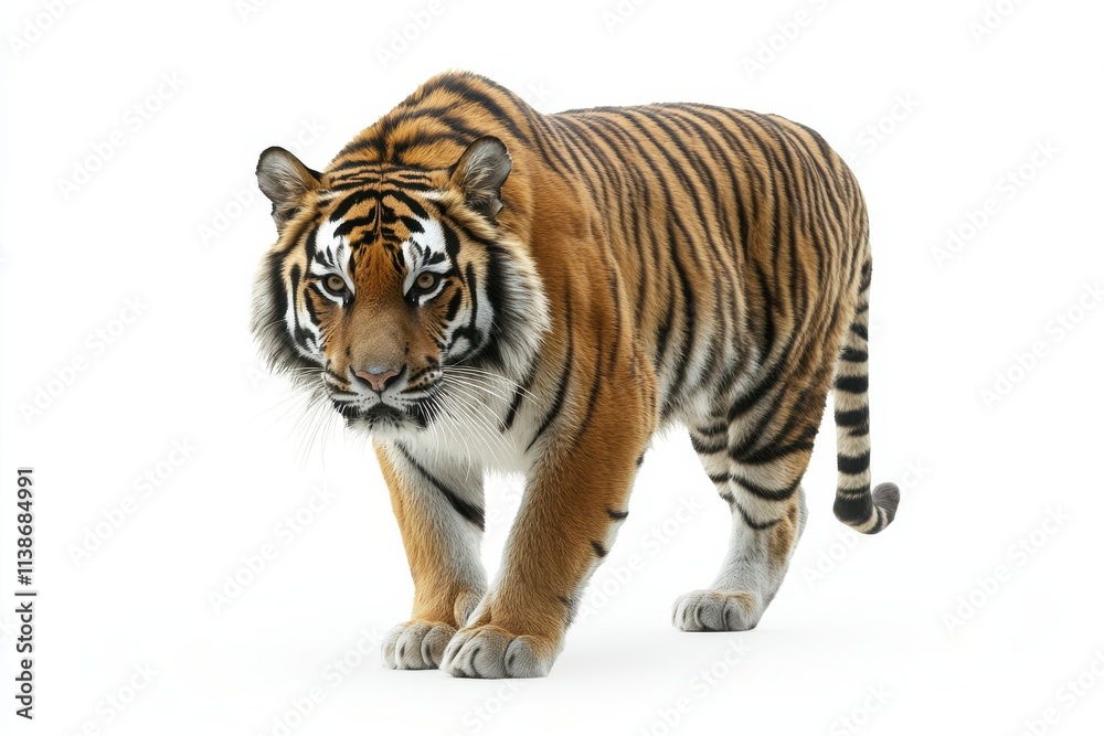 Naklejka premium Striking Tiger Portrait