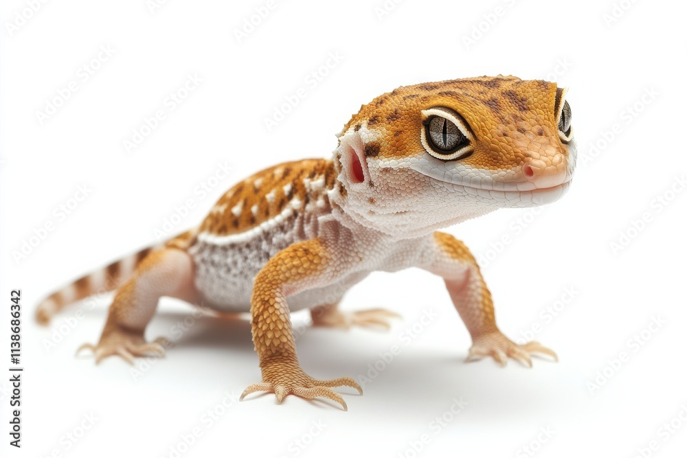 Adorable Leopard Gecko Portrait Adorable Leopard Gecko Portrait