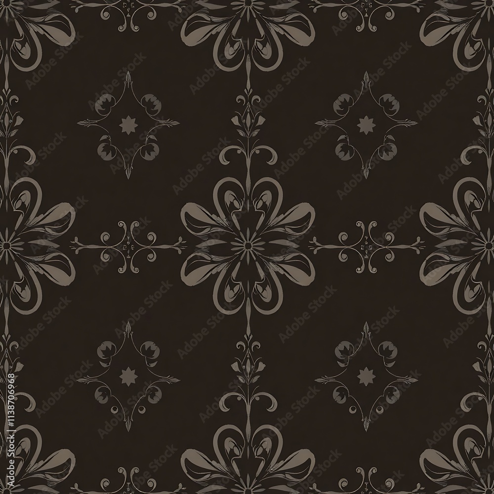 Elegant Damask Pattern in Grey and Black: A timeless and sophisticated pattern that evokes a sense of luxury, sophistication, and tradition. Elegant Damask Pattern in Grey and Black: A timeless and sophisticated pattern that evokes a sense of luxury, sophistication, and tradition.