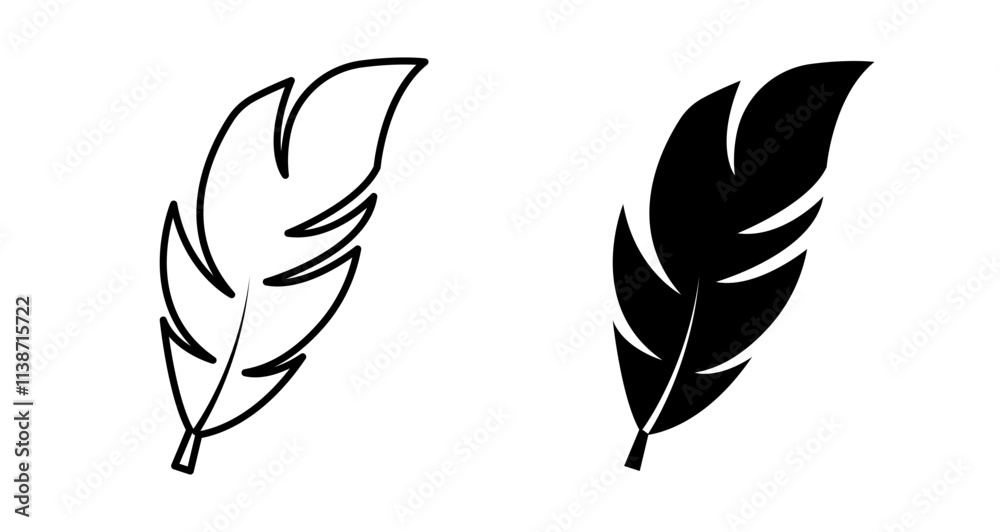 Feather Icons vectors. black solid and liner versions Feather Icons vectors. black solid and liner versions