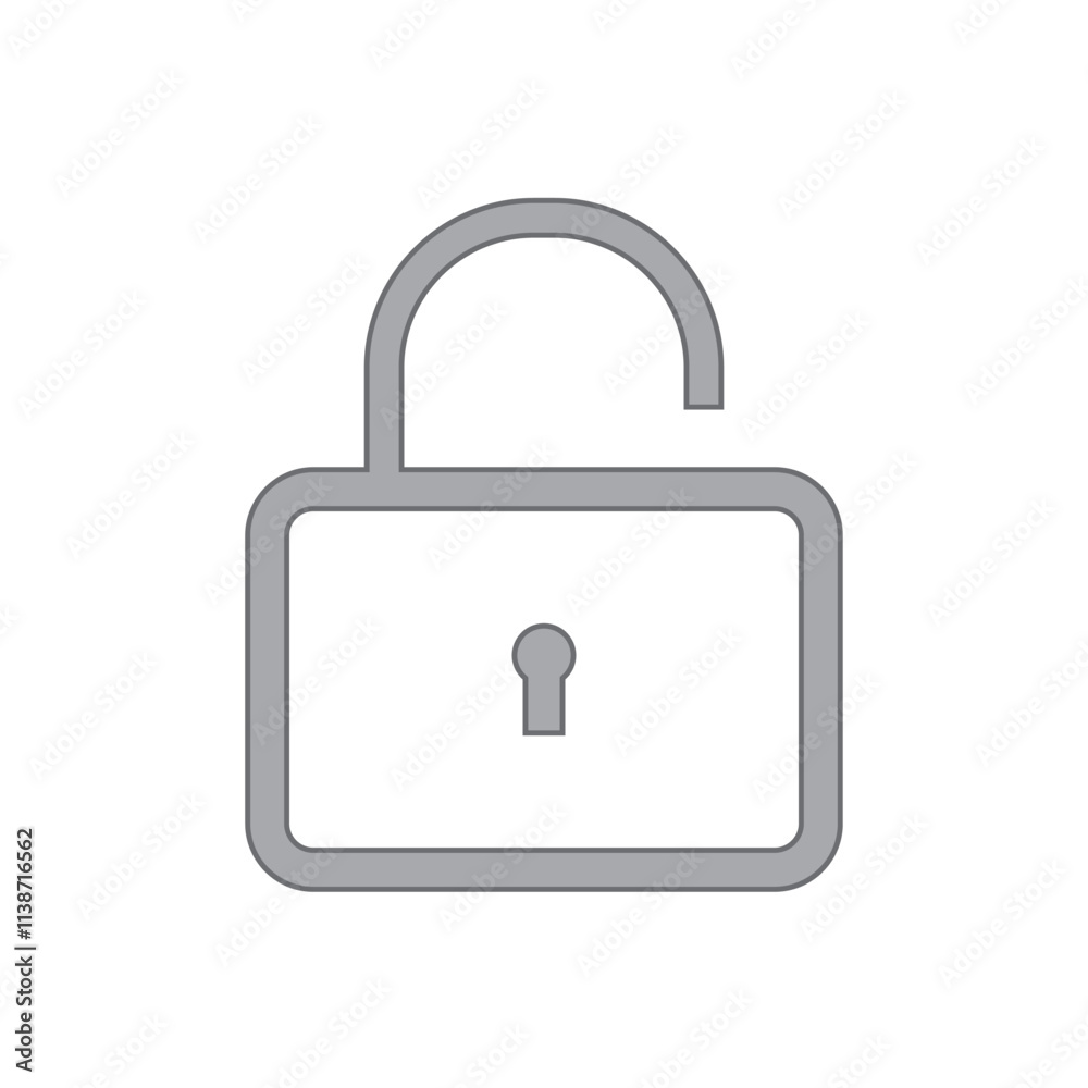 pad lock icon vector illustration for apps and websites pad lock icon vector illustration for apps and websites