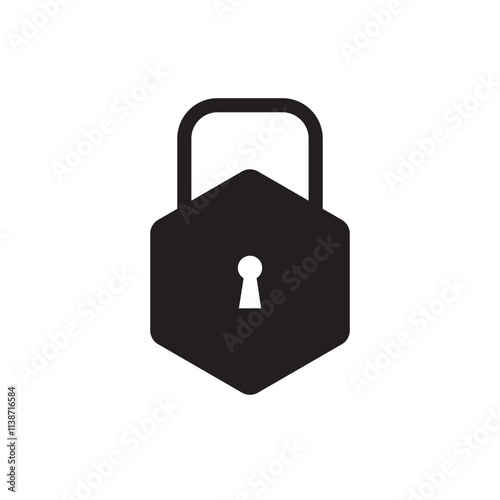 Lock icon vector illustration graphic design