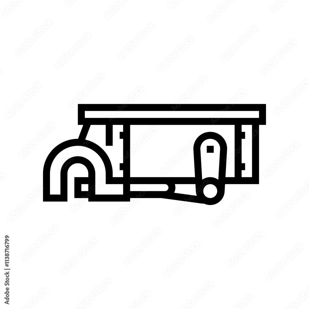 payload attachment unmanned aerial vehicle line icon vector. payload attachment unmanned aerial vehicle sign. isolated contour symbol black illustration payload attachment unmanned aerial vehicle line icon vector. payload attachment unmanned aerial vehicle sign. isolated contour symbol black illustration