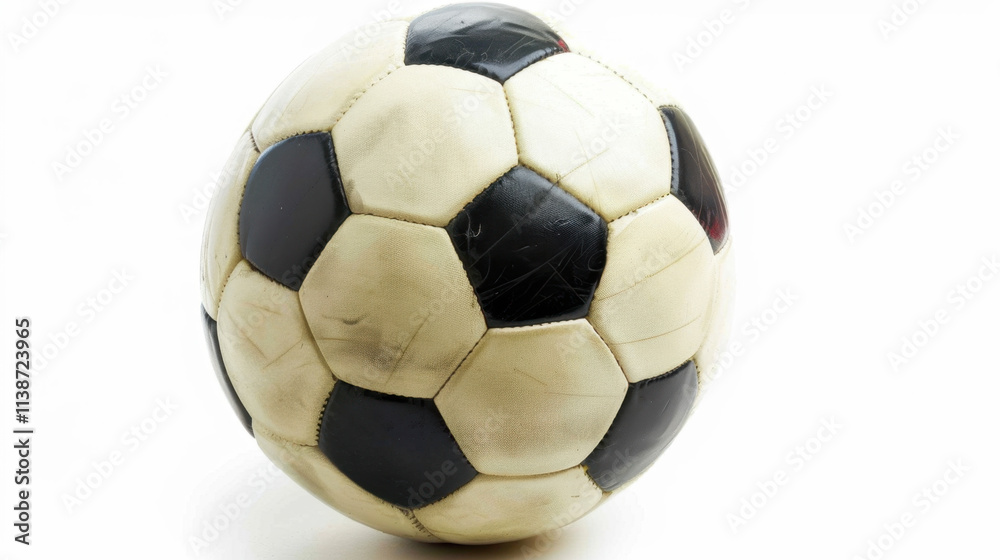 Fototapeta premium soccer ball isolated on white