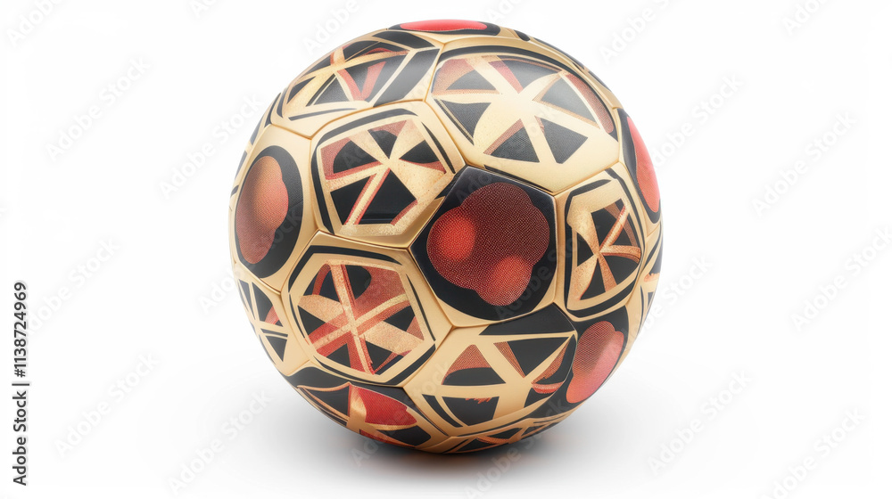 soccer ball isolated on white