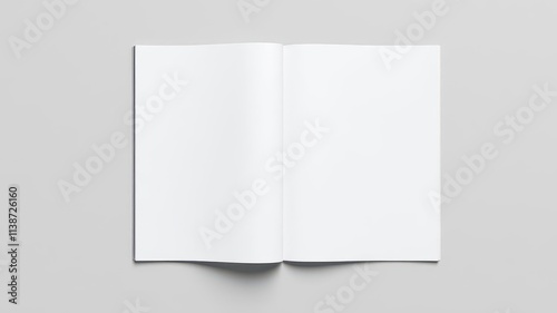 A magazine cover mockup featuring a sleek design on a grey background, business, creative, publication