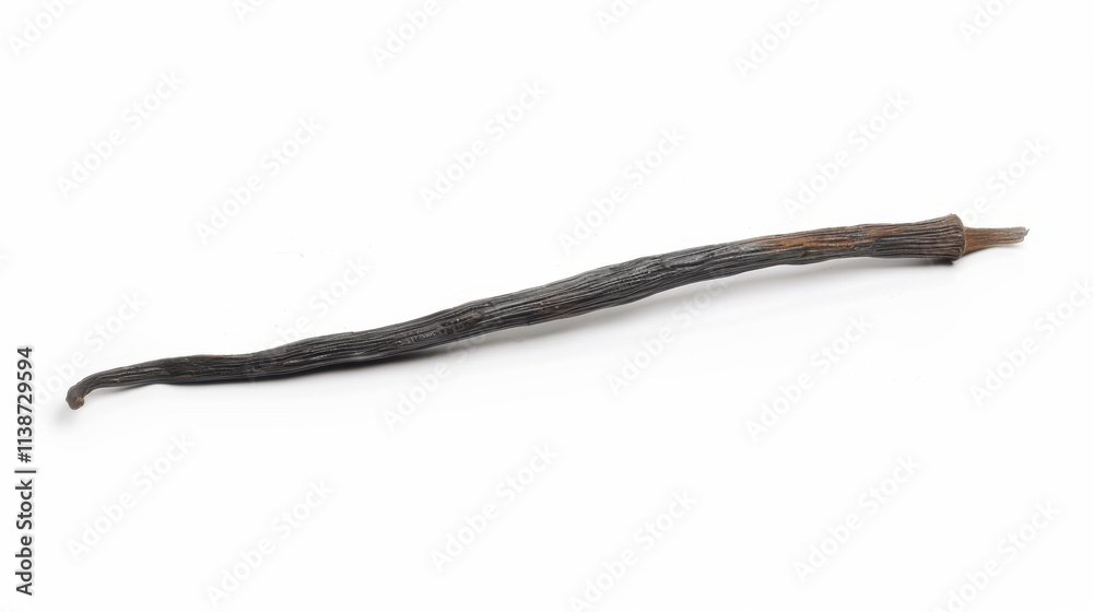 vanilla bean isolated on white background vanilla bean isolated on white background